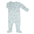 mint-butterfly-daisy-bamboo-zipper-footie Sweet Bamboo - Sophia's Style-2